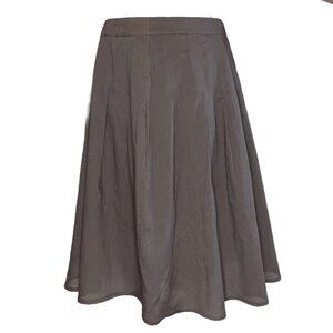 Summer Weight Beige Cotton Skirt Sz Large